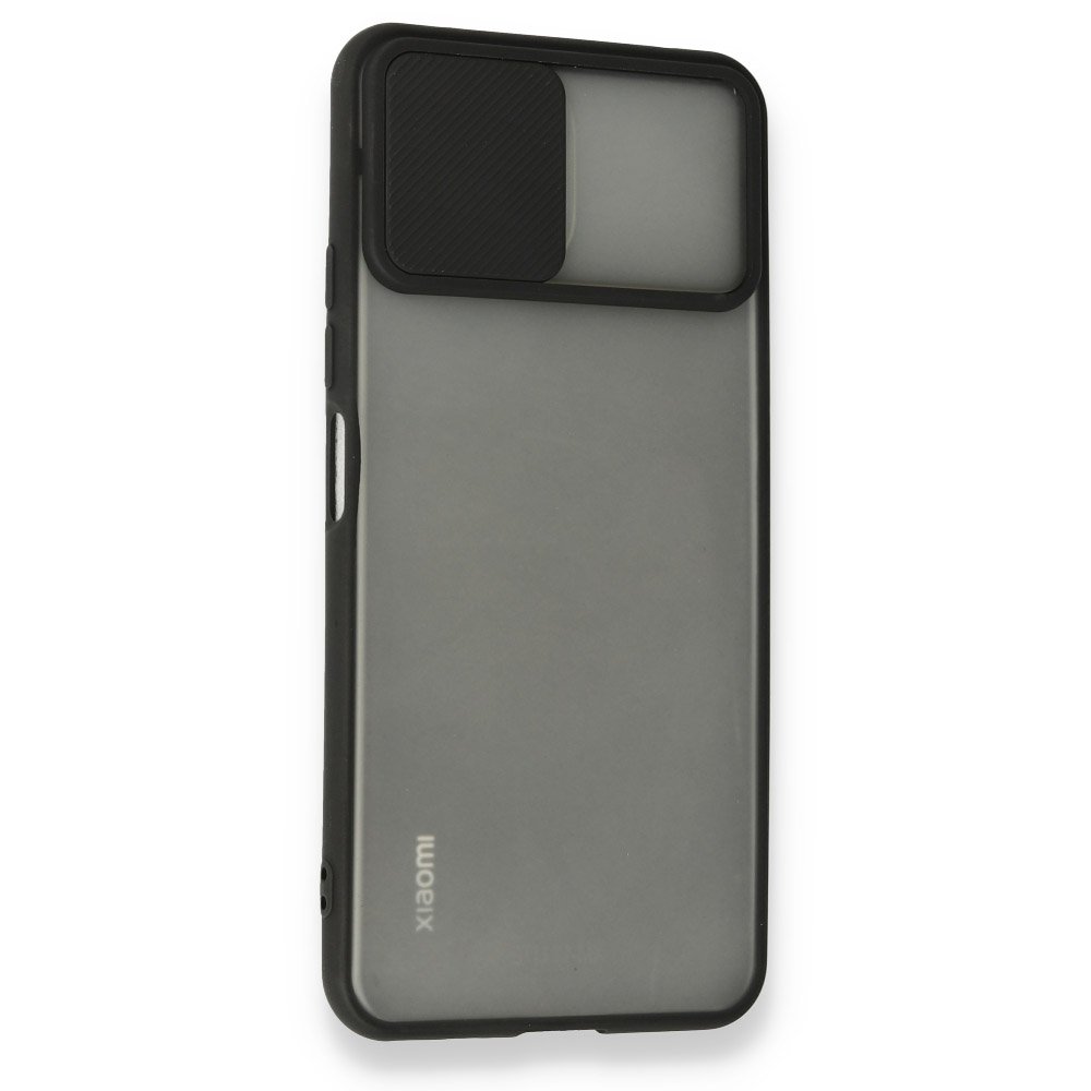 Xiaomi Mİ 11 Lite Kılıf Palm Buzlu Kamera Sürgülü Silikon - Siyah  Xiaomi Mİ 11 Lite Kılıf Palm Buzlu Kamera Sürgülü Silikon - Siyah