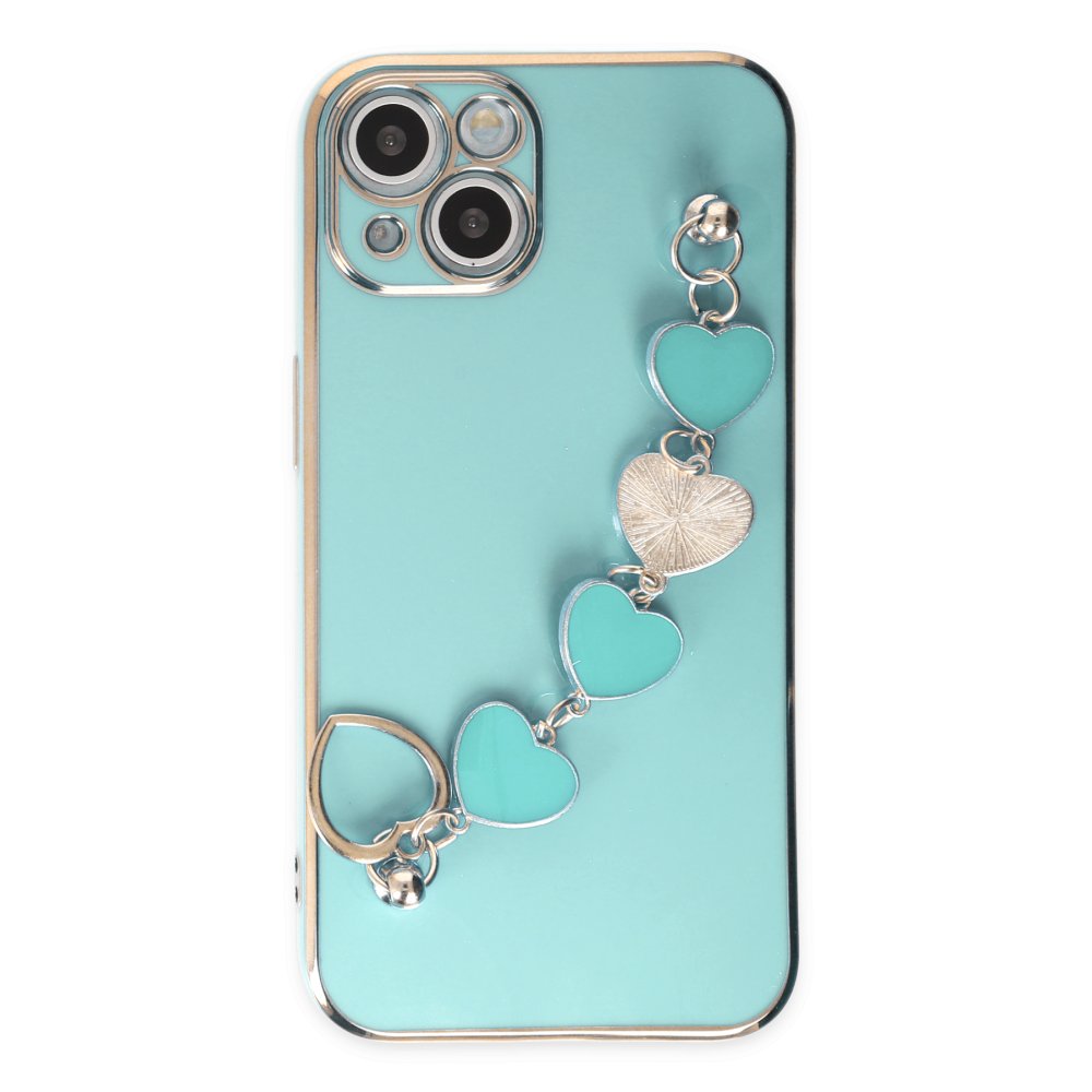 iPhone 14 Kılıf Esila Silikon - Su Yeşili iPhone 14 Kılıf Esila Silikon - Su Yeşili