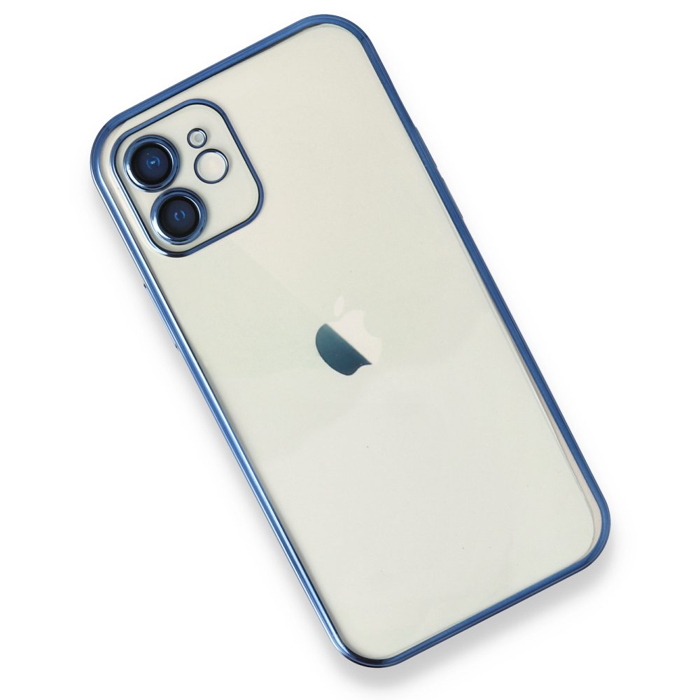  iPhone 11 Kılıf Razer Lensli Silikon - Mavi