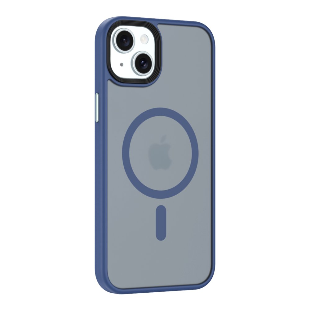 iPhone 15 Kılıf Trex Magneticsafe Kapak - Lacivert  iPhone 15 Kılıf Trex Magneticsafe Kapak - Lacivert