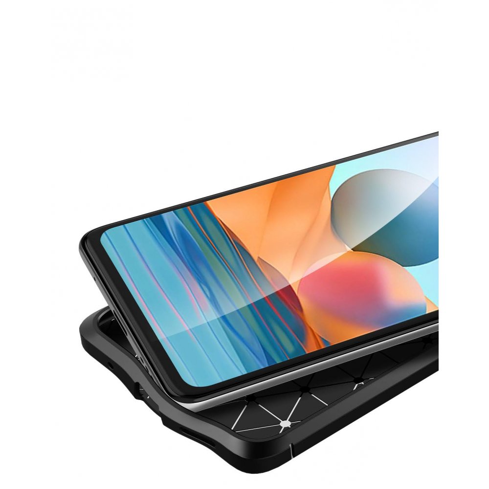 Redmi Note 10 Pro Kılıf Auto Focus Kapak - Kırmızı