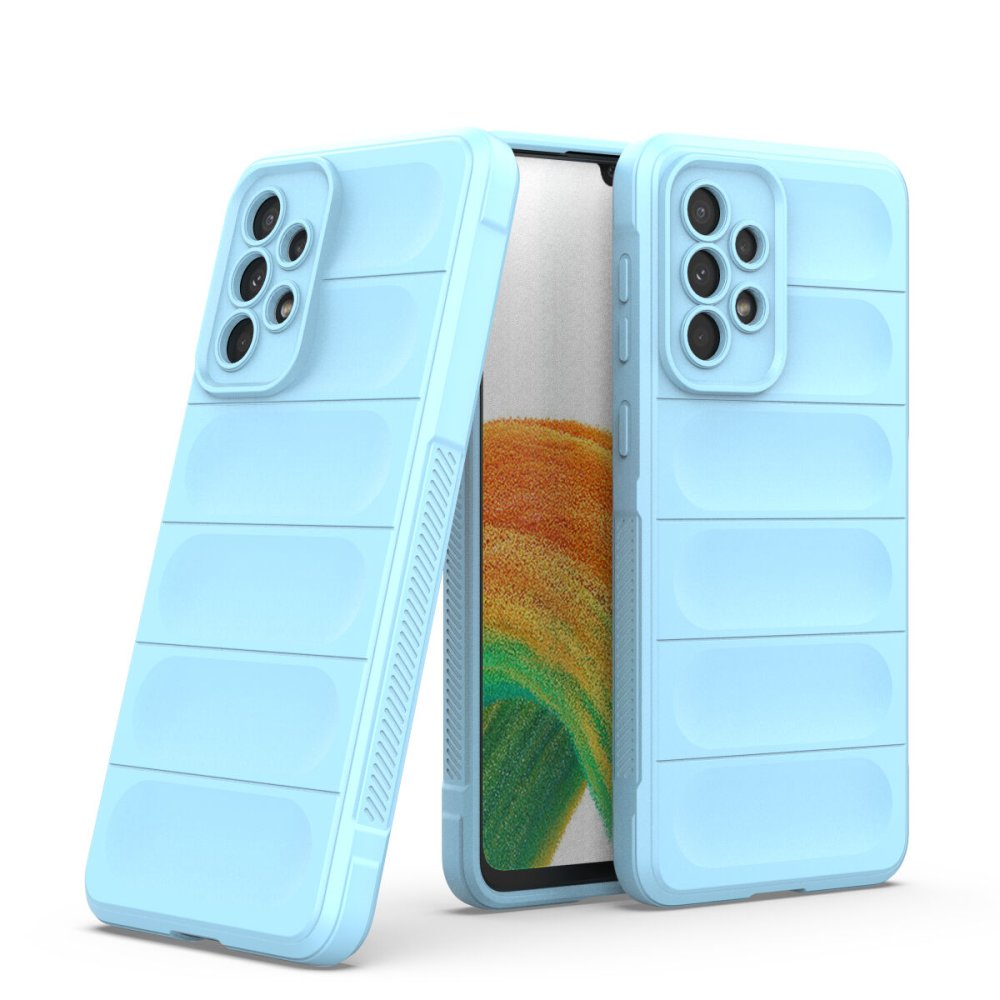  Samsung Galaxy A33 5G Kılıf Optimum Silikon - Sky Blue