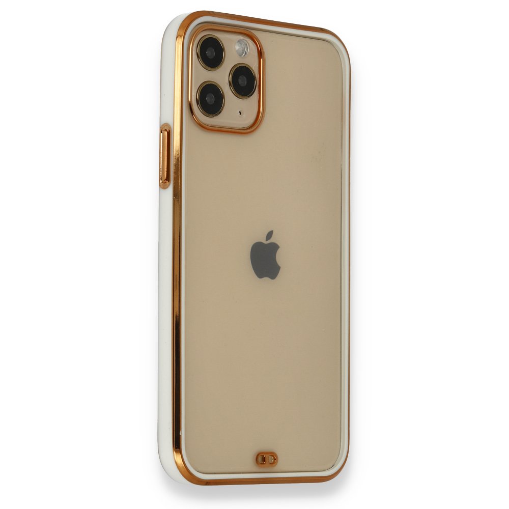  iPhone 12 Pro Kılıf Liva Silikon - Beyaz