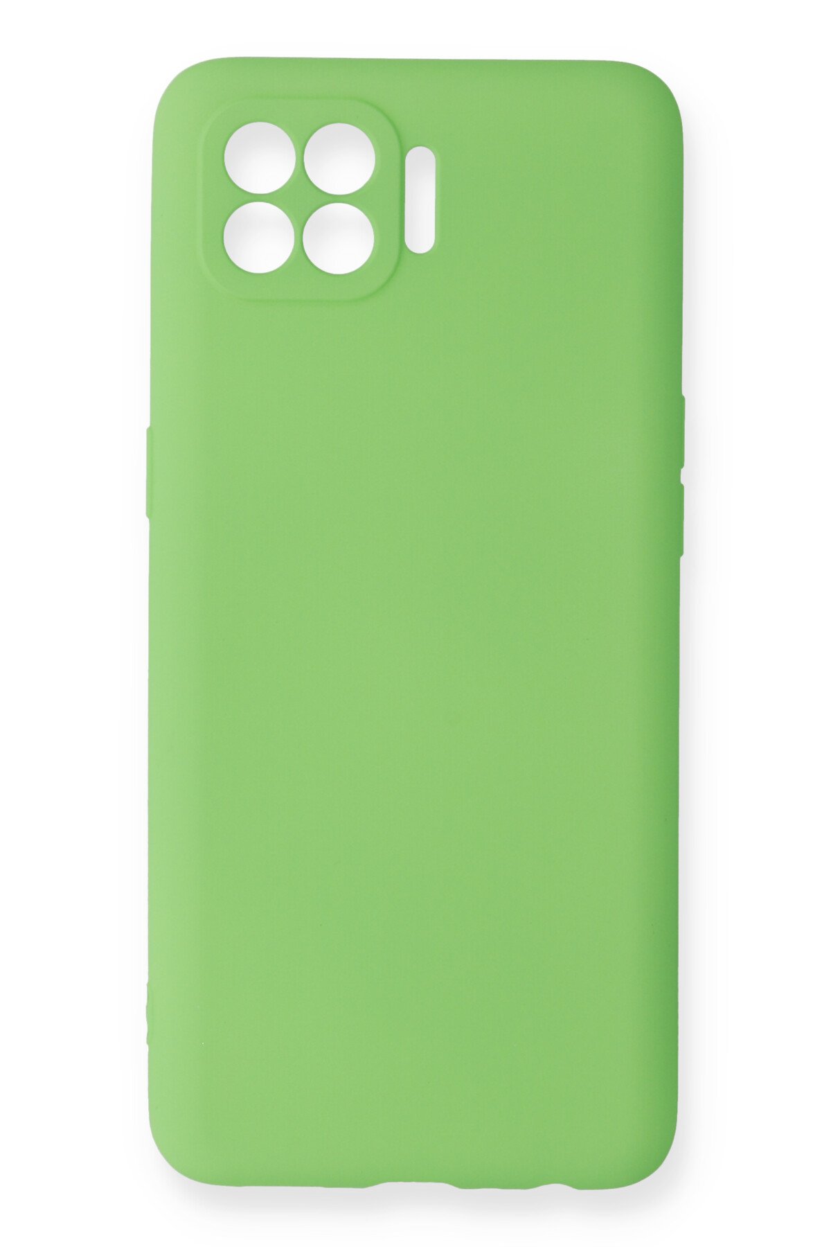  Oppo Reno 4 Lite Kılıf First Silikon - Yeşil