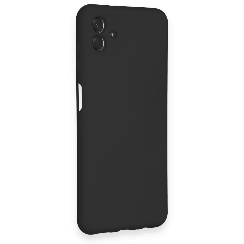  Samsung Galaxy A04E Kılıf Nano içi Kadife Silikon - Siyah