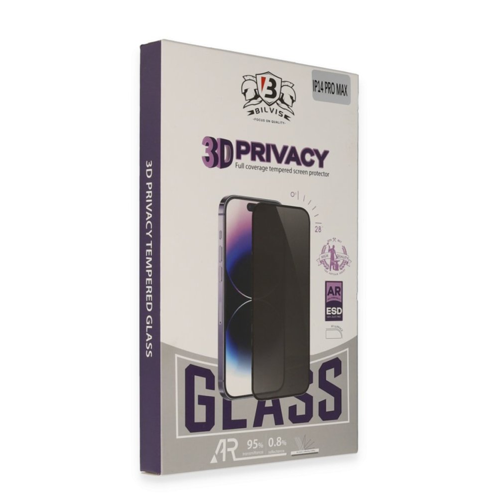  iPhone 16 Pro Max Bilvis 3D Hayalet Cam Ekran Koruyucu