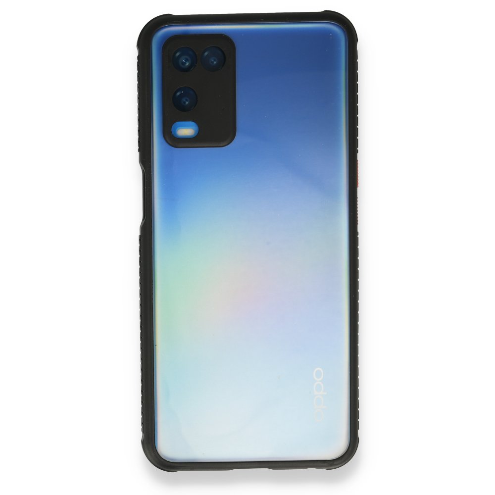 Oppo A54 4G Kılıf Miami Şeffaf Silikon - Siyah Oppo A54 4G Kılıf Miami Şeffaf Silikon - Siyah