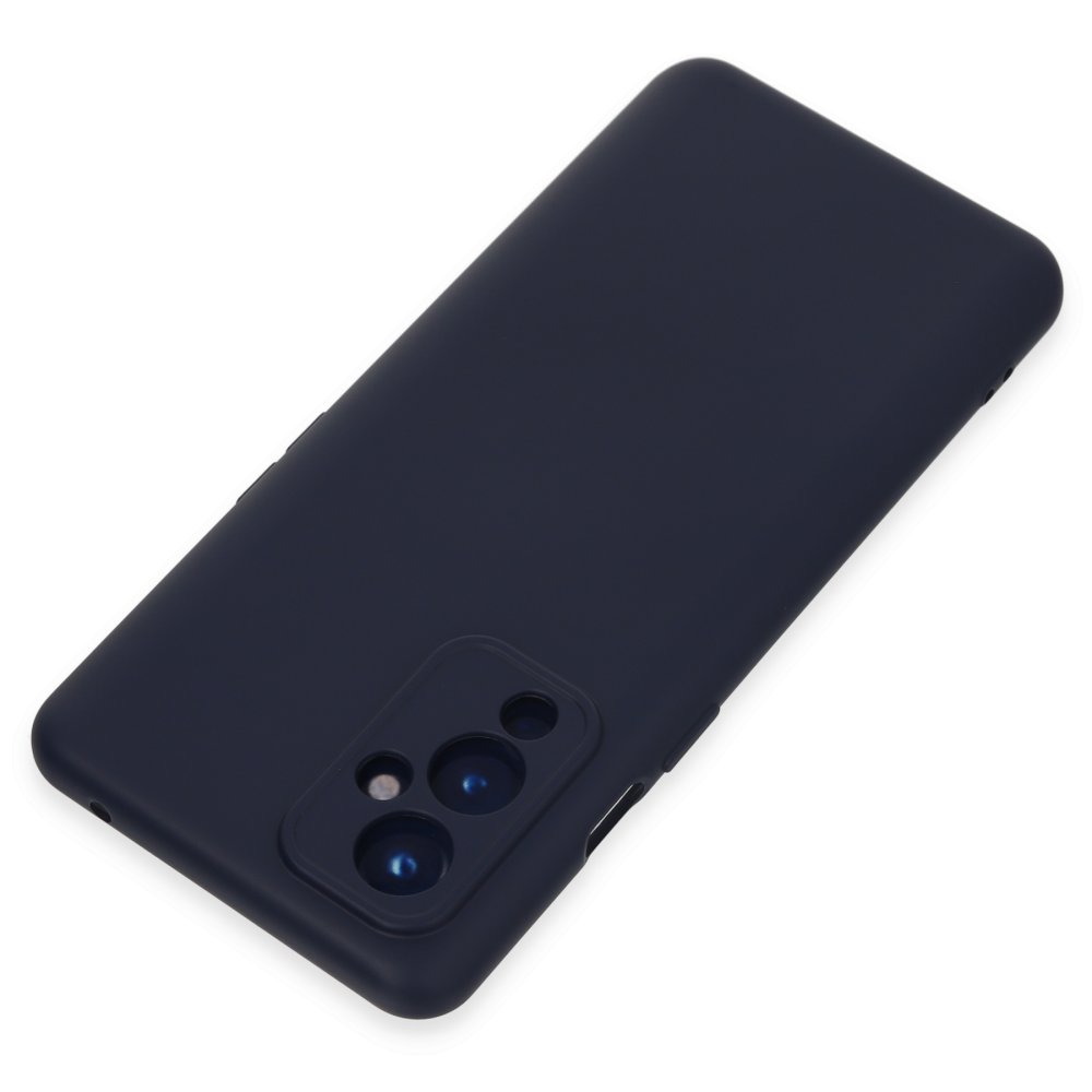 One Plus 9 Kılıf Nano içi Kadife Silikon - Lacivert One Plus 9 Kılıf Nano içi Kadife Silikon - Lacivert
