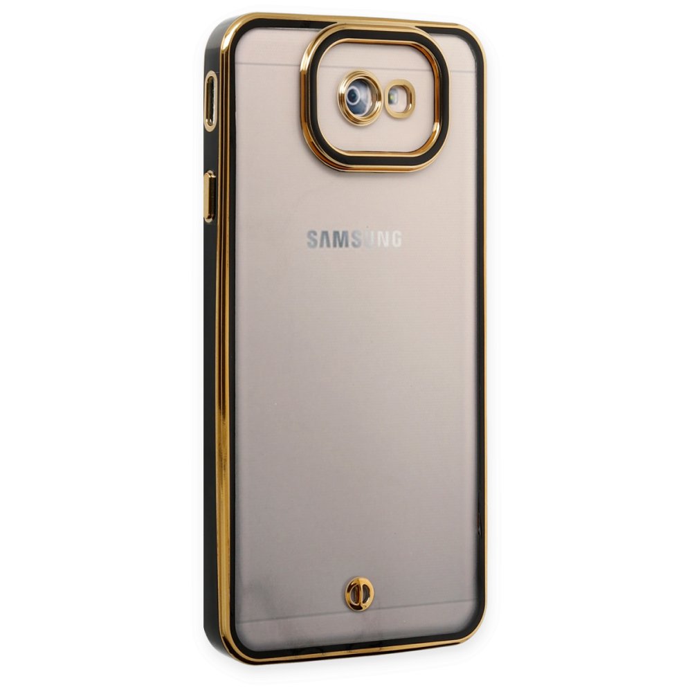  Samsung Galaxy J7 Prime Kılıf Liva Lens Silikon - Siyah