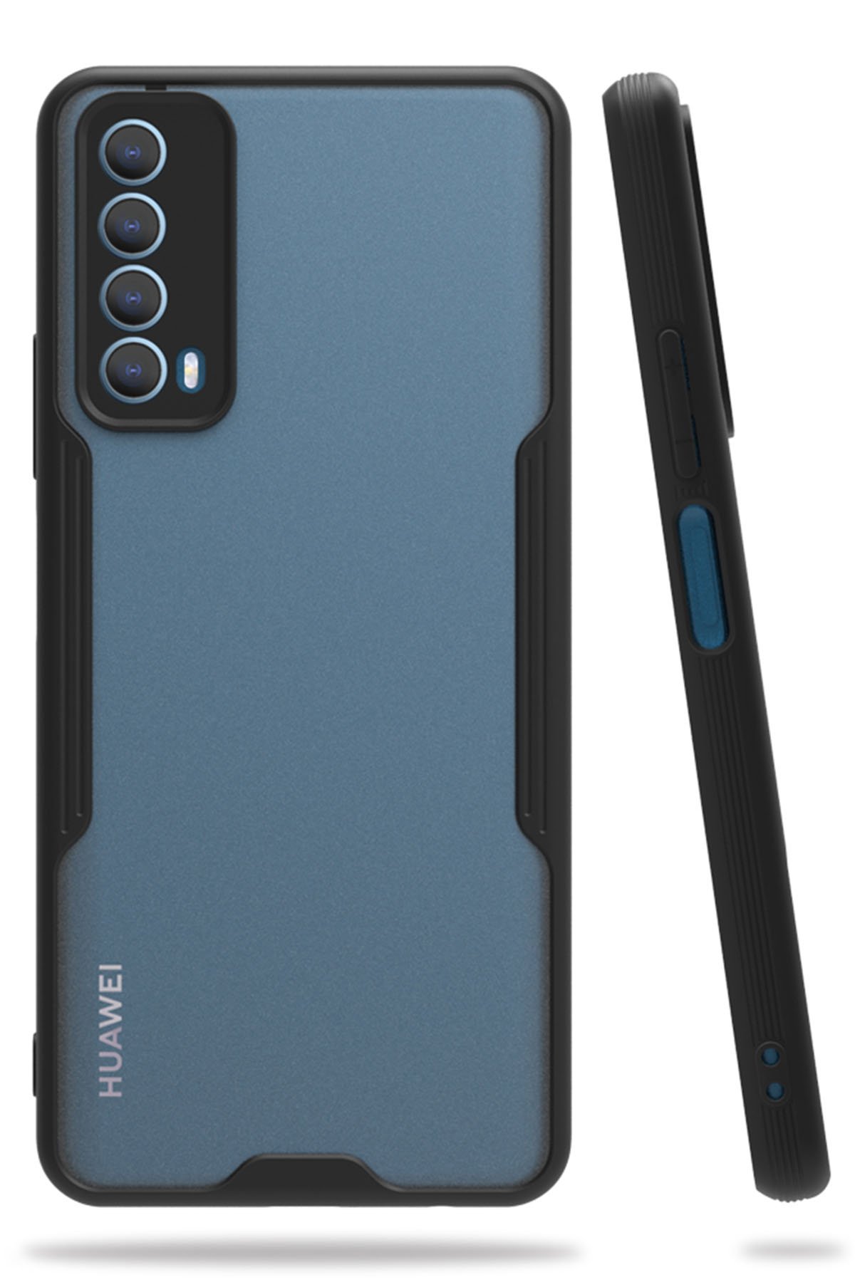 Huawei P Smart 2021 Kılıf Platin Silikon - Siyah  Huawei P Smart 2021 Kılıf Platin Silikon - Siyah