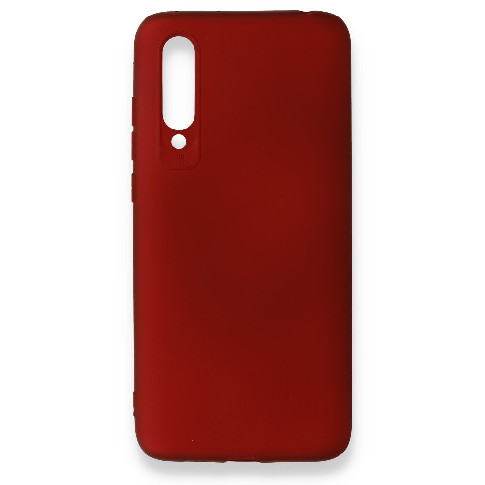Xiaomi Mi 9 Lite Kılıf First Silikon - Bordo  Xiaomi Mi 9 Lite Kılıf First Silikon - Bordo