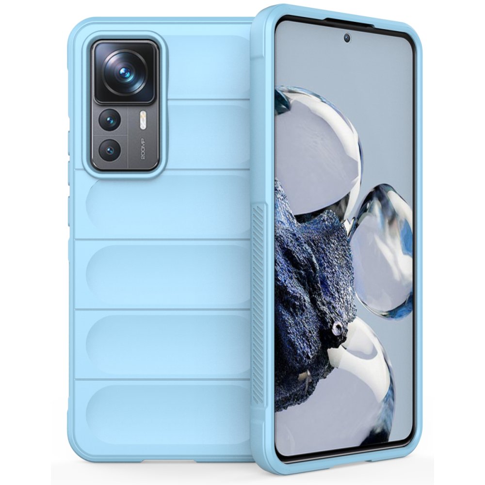Xiaomi Mi 12T Pro Kılıf Optimum Silikon - Sky Blue  Xiaomi Mi 12T Pro Kılıf Optimum Silikon - Sky Blue