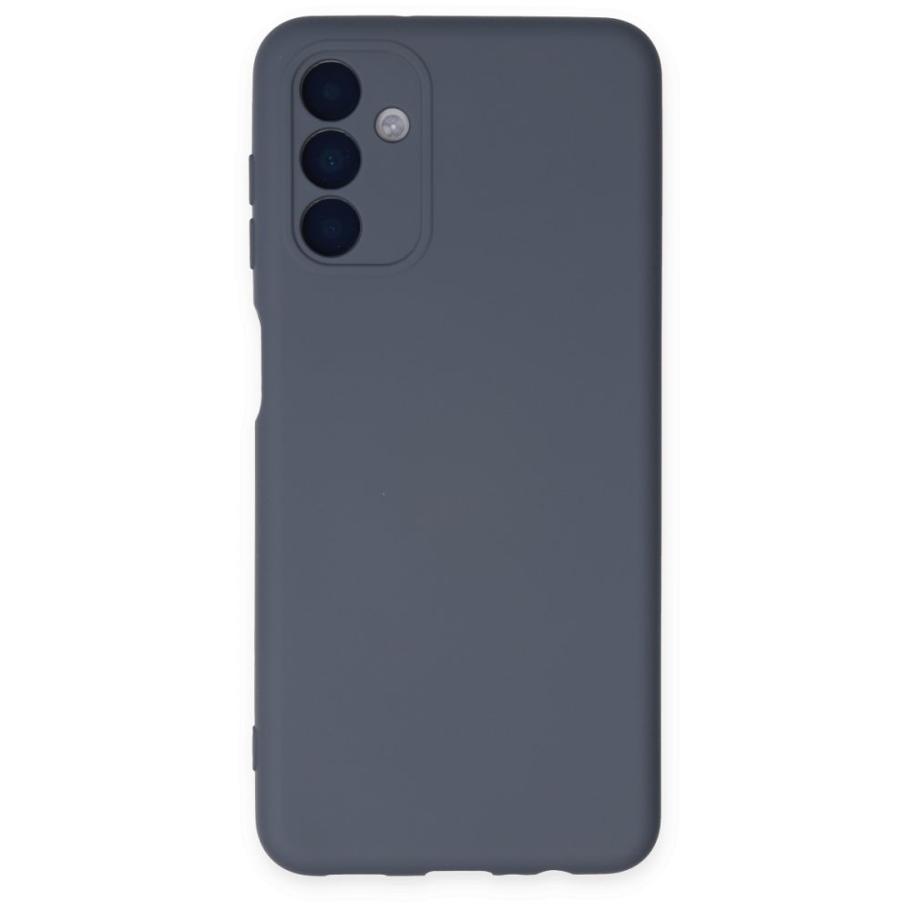  Samsung Galaxy A04S Kılıf Nano içi Kadife Silikon - Gri