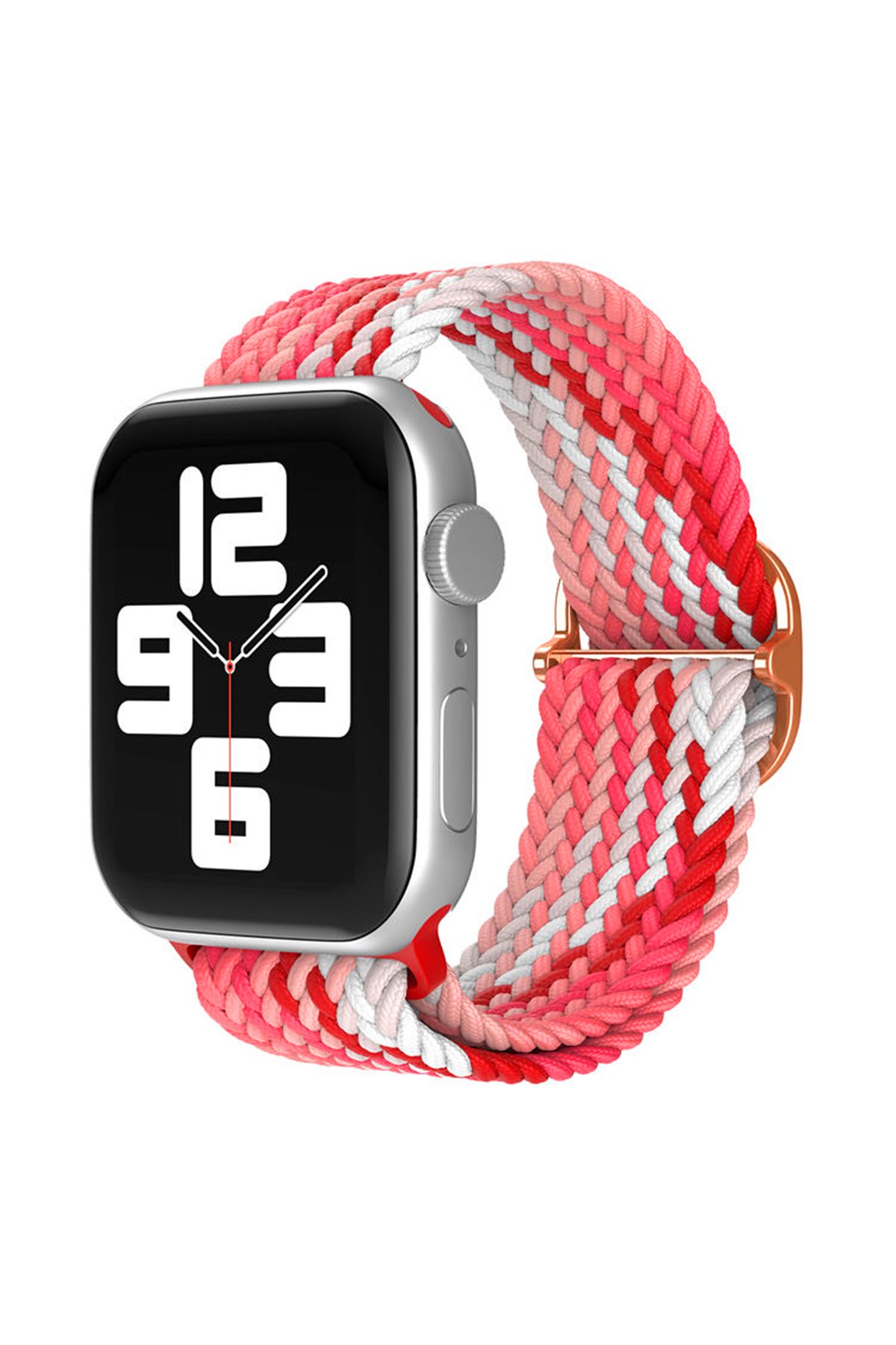 Apple Watch 40mm Star Kordon - Pembe-Kırmızı Apple Watch 40mm Star Kordon - Pembe-Kırmızı