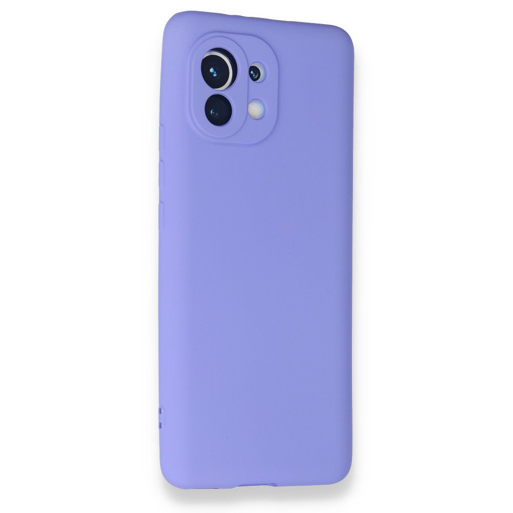 Xiaomi Mi 11 Kılıf First Silikon - Lila Xiaomi Mi 11 Kılıf First Silikon - Lila