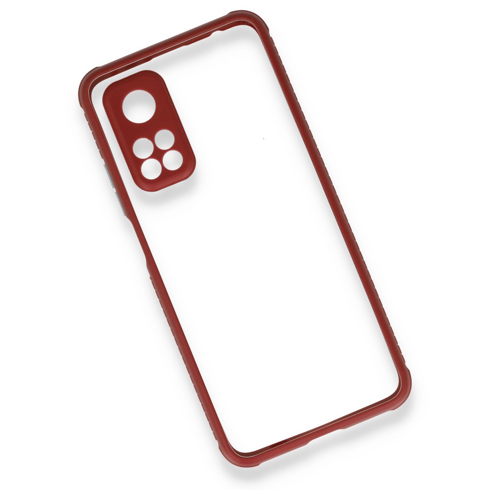  Xiaomi Mi 10T Pro Kılıf Miami Şeffaf Silikon - Fuşya