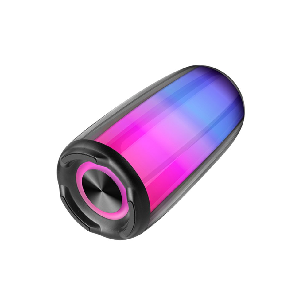  Pluse 6 Mikrofonlu RGB Kablosuz Hoparlör - Siyah