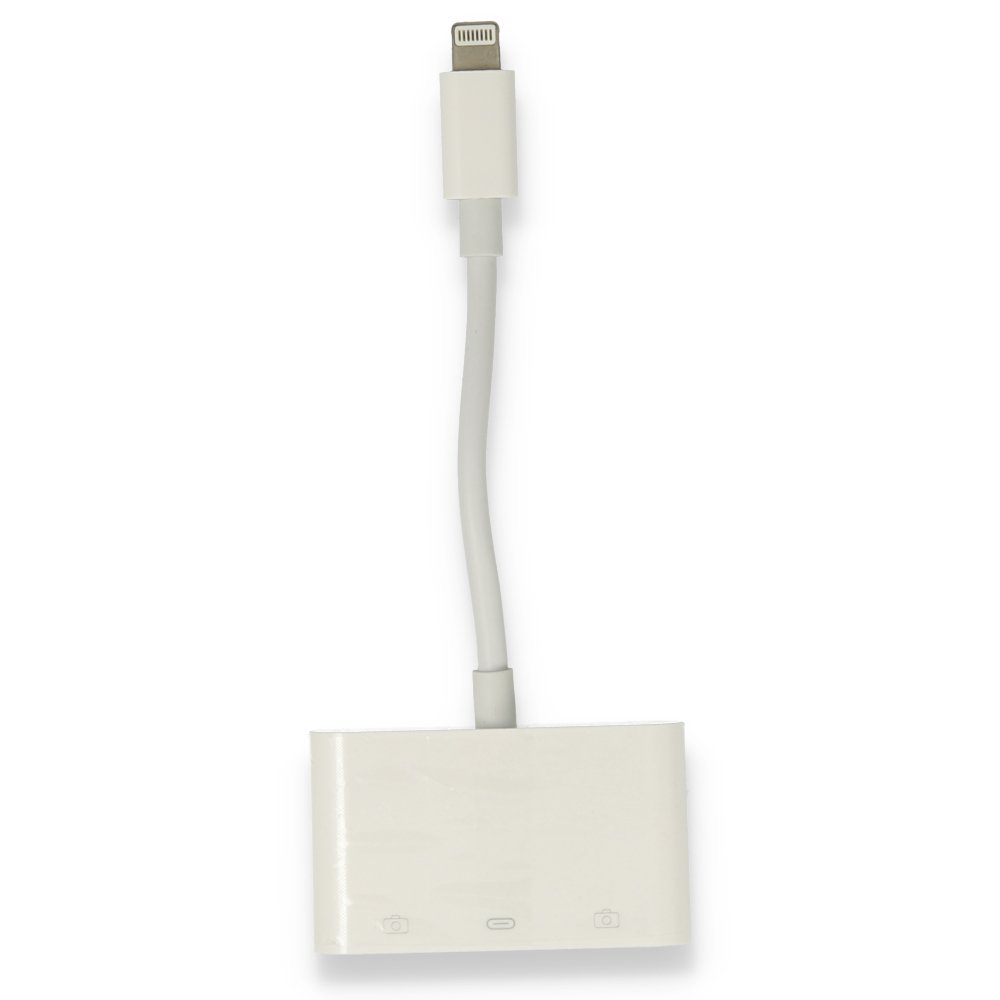  APR23 Iphone Otg 3in1 - Beyaz