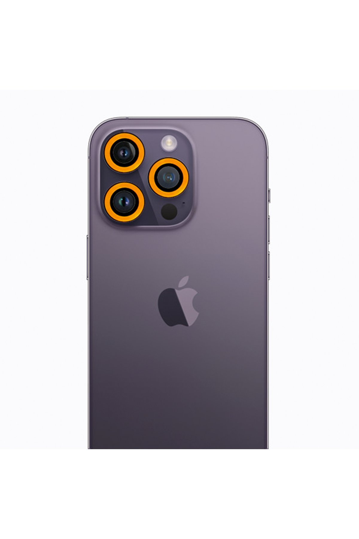  iPhone 13 Pro Max Neon Fosforlu Kamera Lens - Sarı