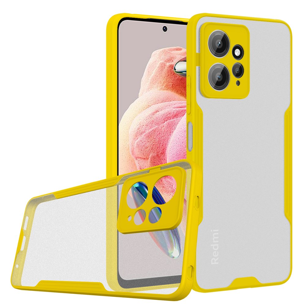 Redmi Note 12 4G Kılıf Platin Silikon - Sarı
