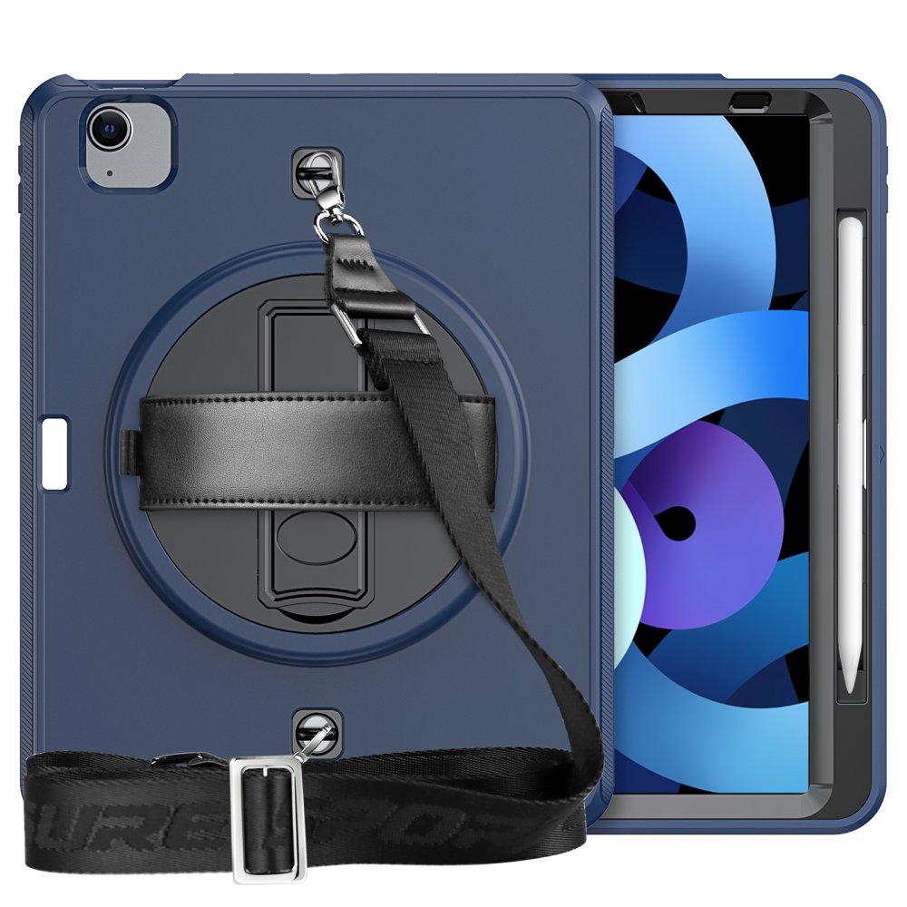 iPad Air 4 10.9 Kılıf Strap-C Otterbox Tablet Kapak - Lacivert
