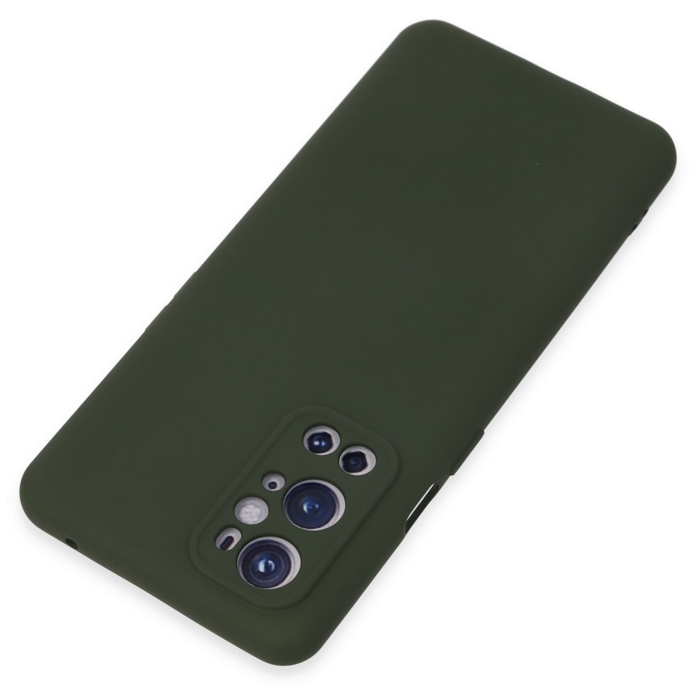 One Plus 9 Pro Kılıf Nano içi Kadife Silikon - Koyu Yeşil One Plus 9 Pro Kılıf Nano içi Kadife Silikon - Koyu Yeşil