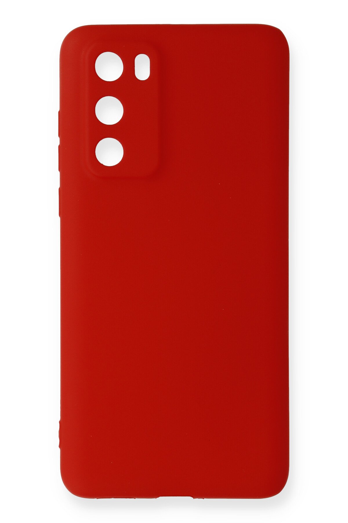 Huawei P40 Kılıf First Silikon - Kırmızı  Huawei P40 Kılıf First Silikon - Kırmızı