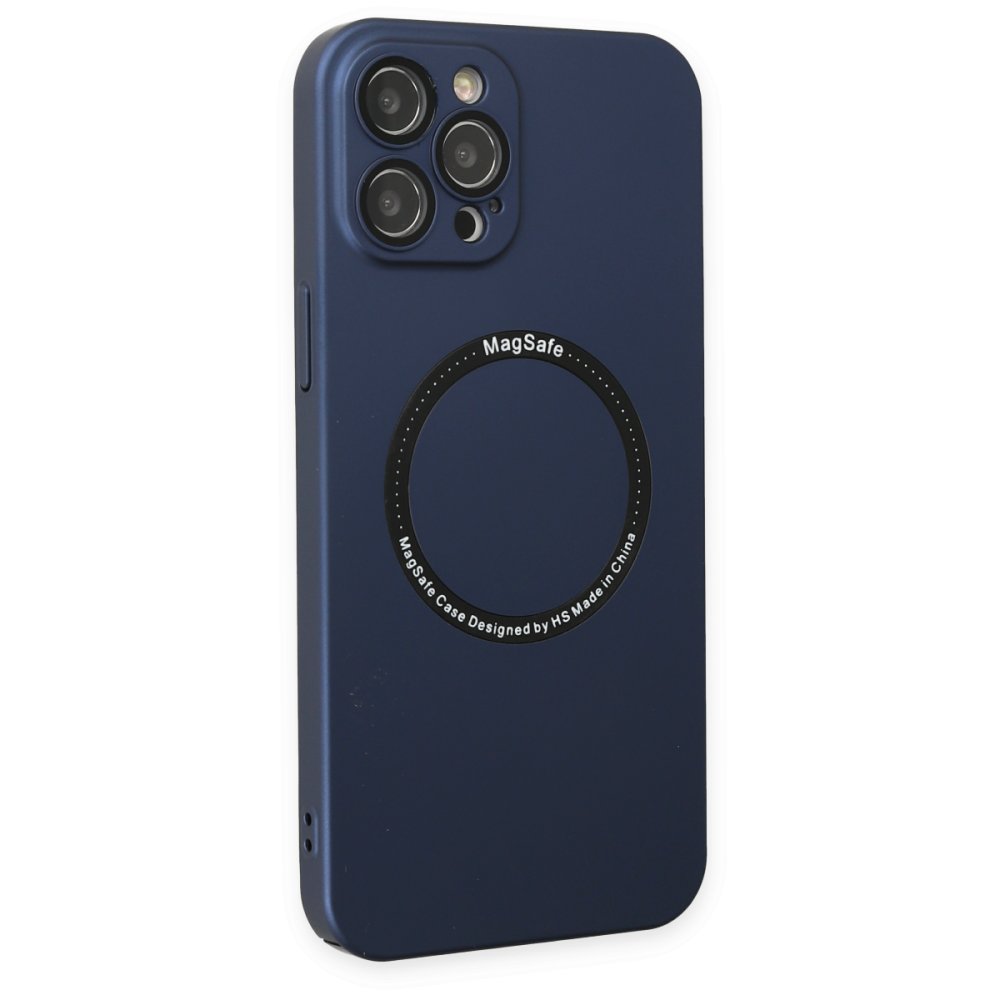 iPhone 12 Pro Kılıf Jack Magneticsafe Lens Silikon - Lacivert iPhone 12 Pro Kılıf Jack Magneticsafe Lens Silikon - Lacivert