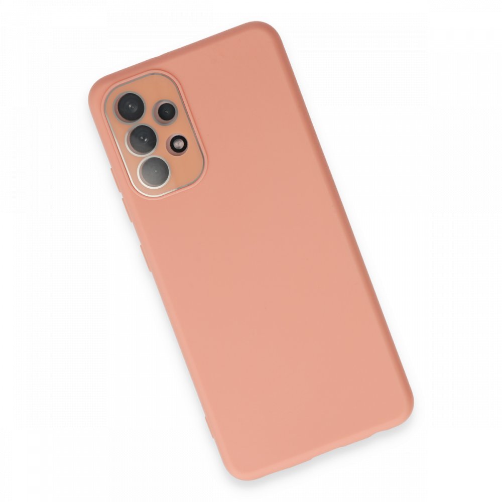  Samsung Galaxy A52S Kılıf Lansman Glass Kapak - Pembe