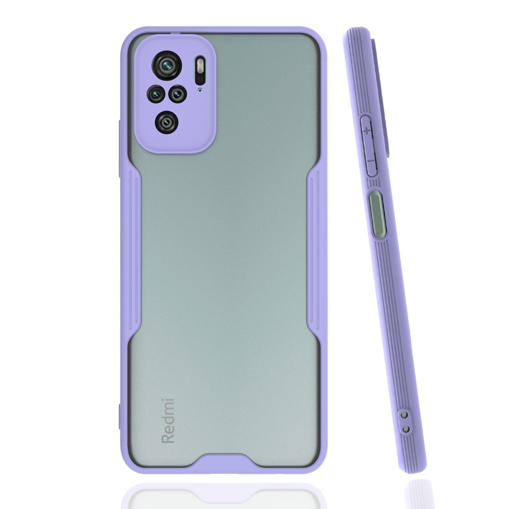Redmi Note 10S Kılıf Platin Silikon - Lila