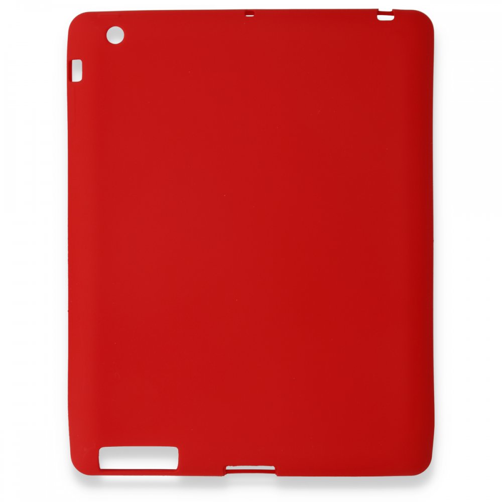  iPad 2 9.7 Kılıf Evo Tablet Silikon - Kırmızı