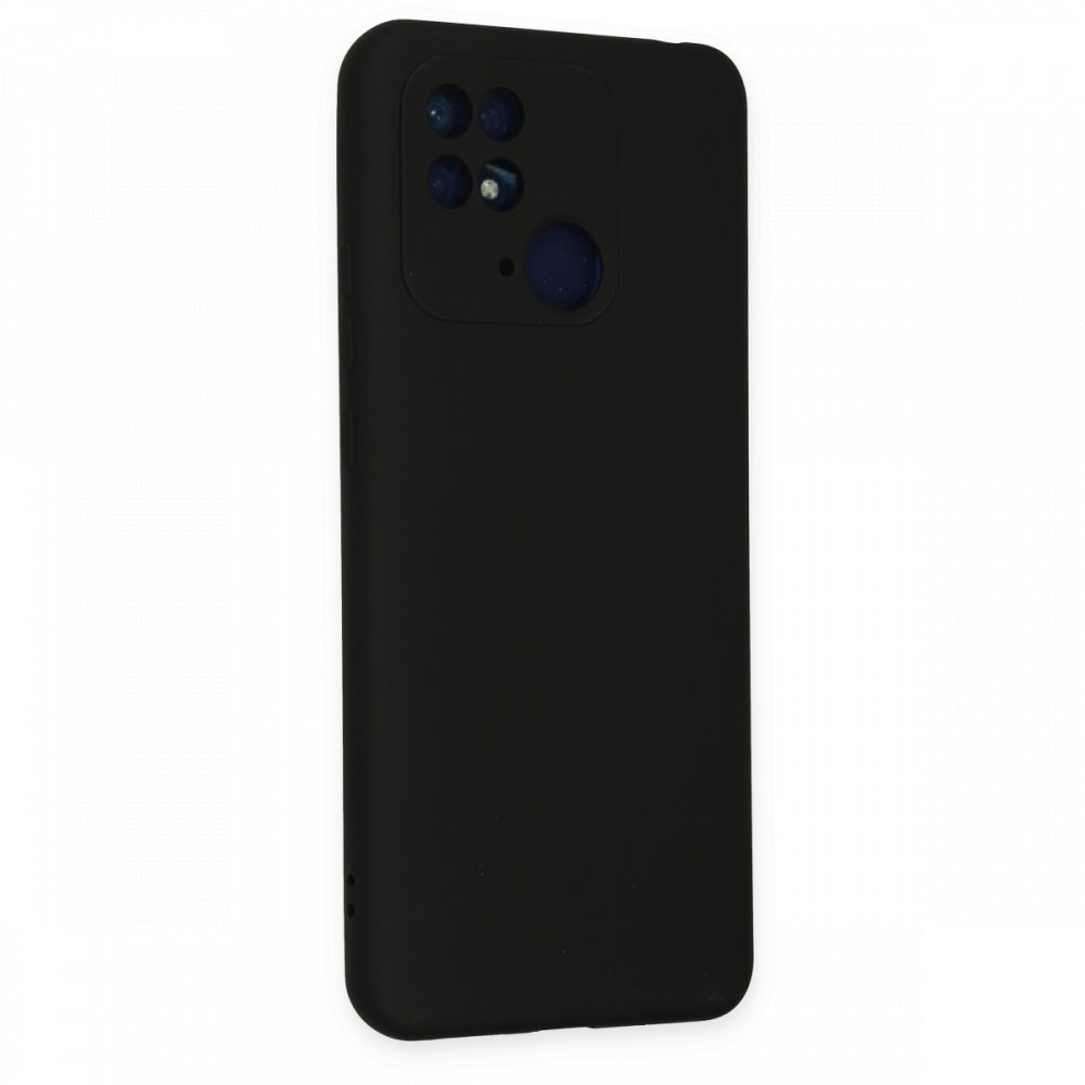 Xiaomi Poco C40 Kılıf Nano içi Kadife Silikon - Siyah Xiaomi Poco C40 Kılıf Nano içi Kadife Silikon - Siyah