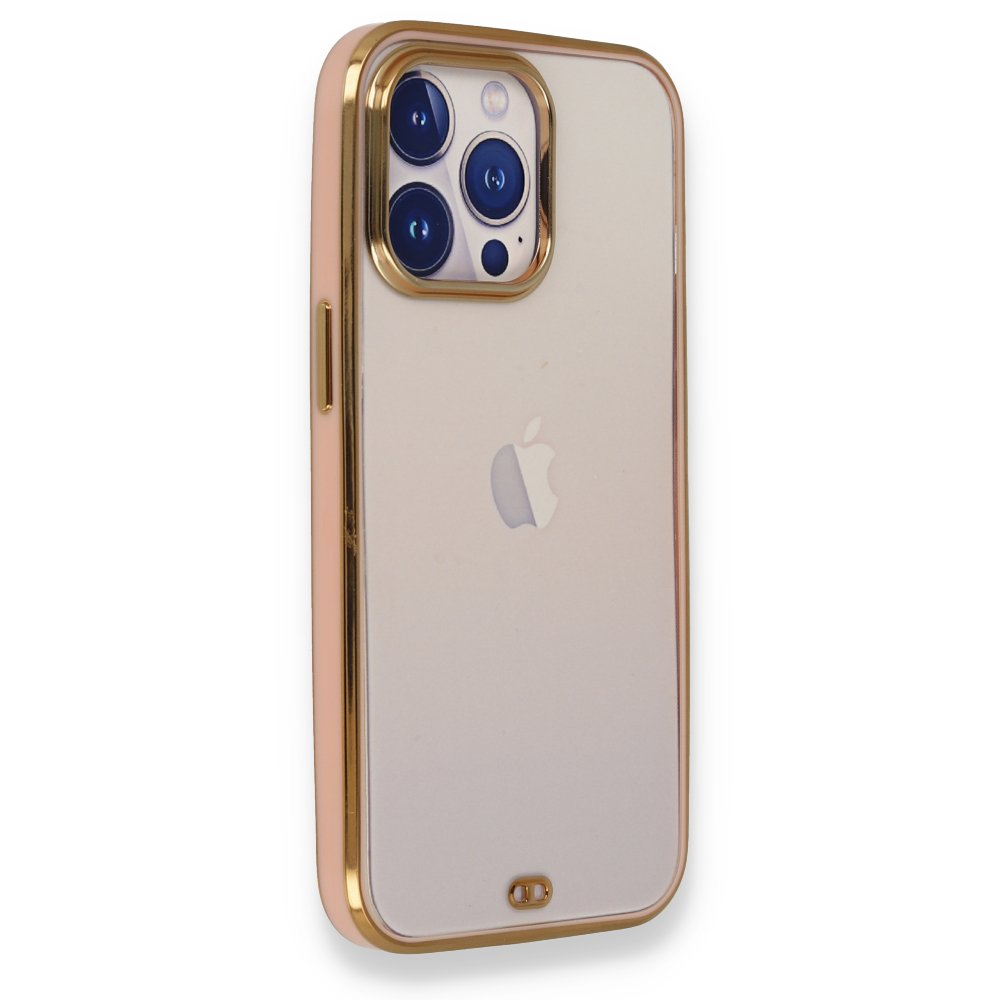 iPhone 13 Pro Max Kılıf Liva Silikon - Açık Pembe  iPhone 13 Pro Max Kılıf Liva Silikon - Açık Pembe