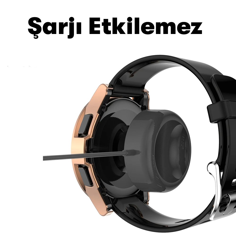  Watch 5 44mm Wall Camlı Kasa Ekran Koruyucu - Şeffaf