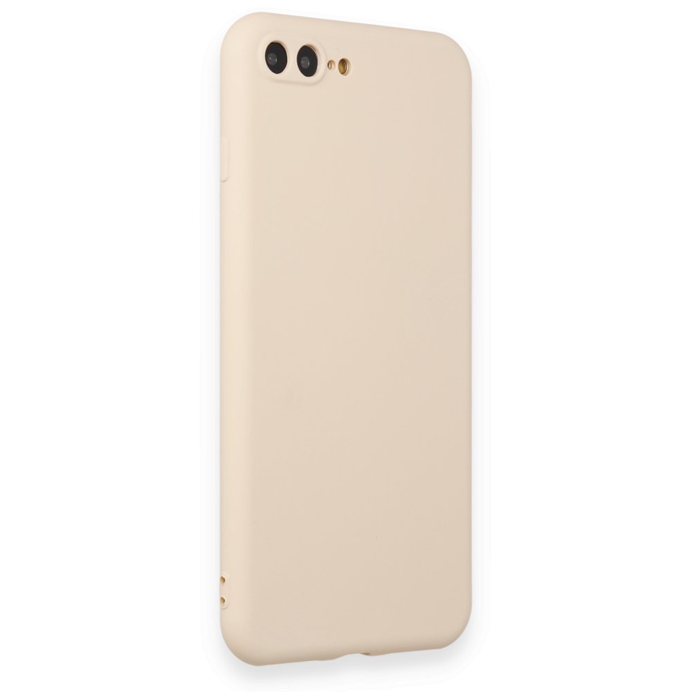 iPhone 8 Plus Kılıf First Silikon - Krem iPhone 8 Plus Kılıf First Silikon - Krem