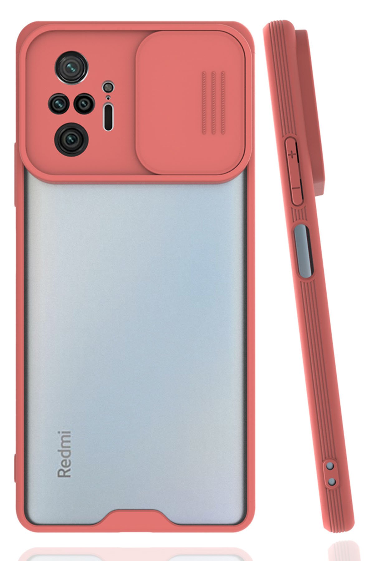 Redmi Note 10 Pro Kılıf Platin Kamera Koruma Silikon - Pembe