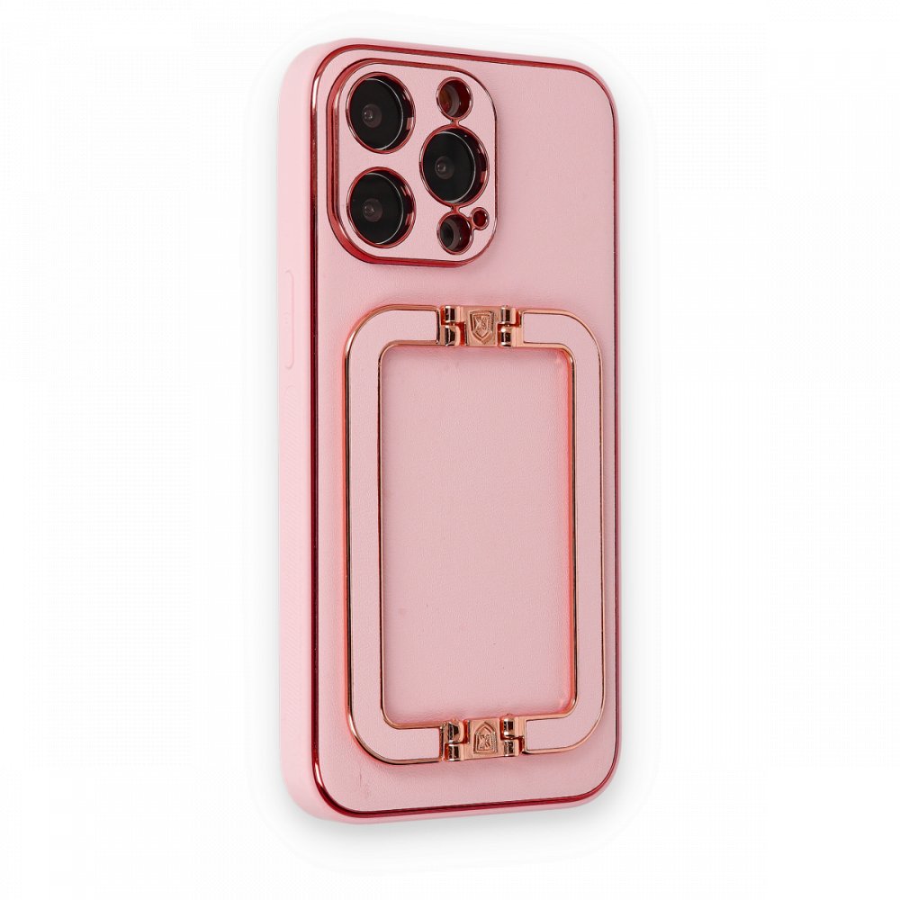  iPhone 13 Pro Max Kılıf Coco Elit Kapak - Pembe
