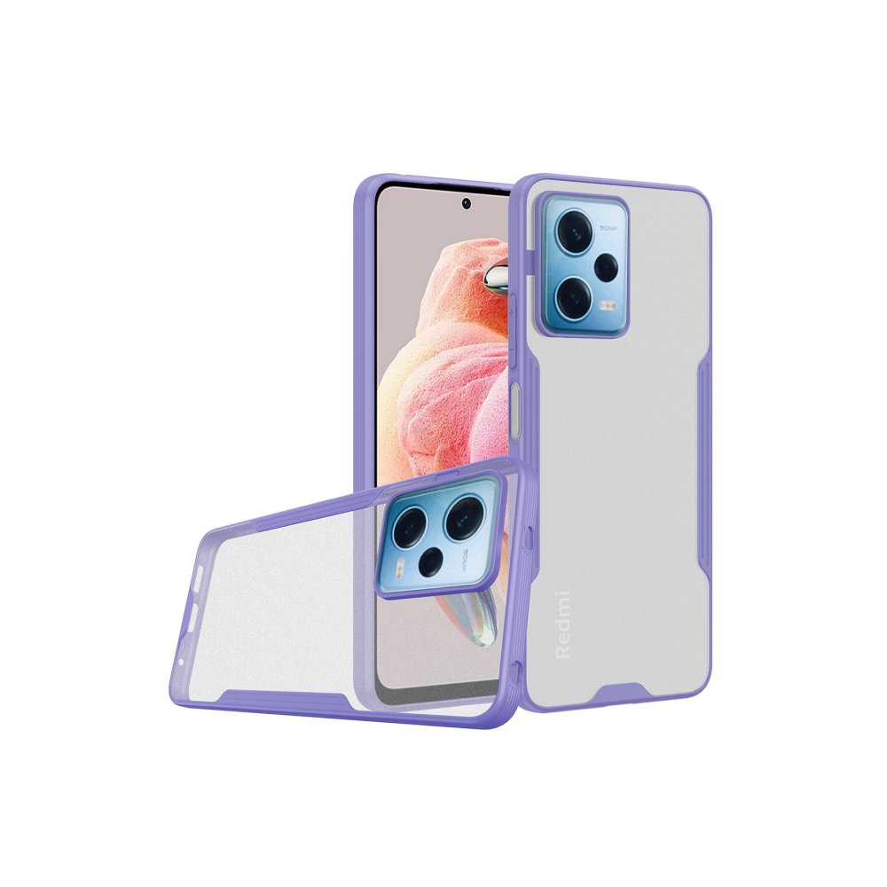 Redmi Note 12 5G Kılıf Platin Silikon - Lila