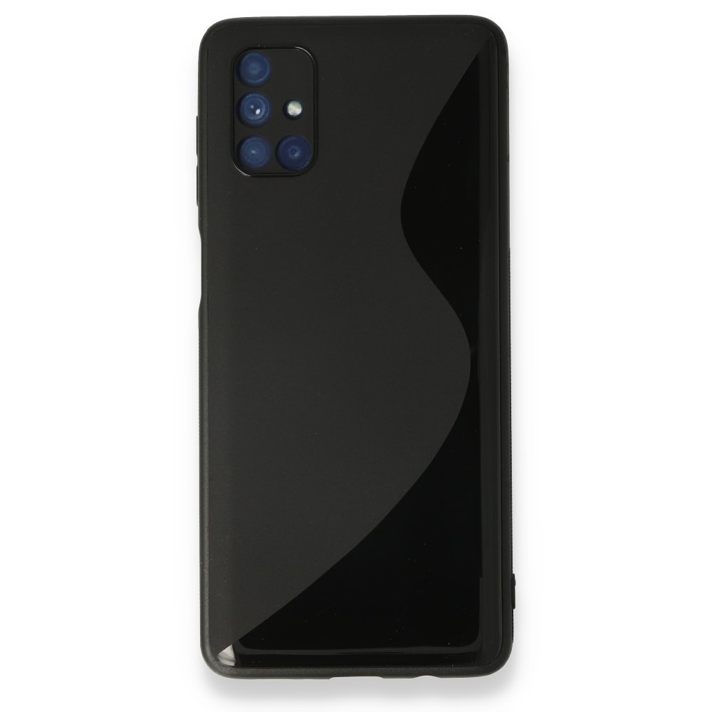  Samsung Galaxy M51 Kılıf S Silikon - Siyah