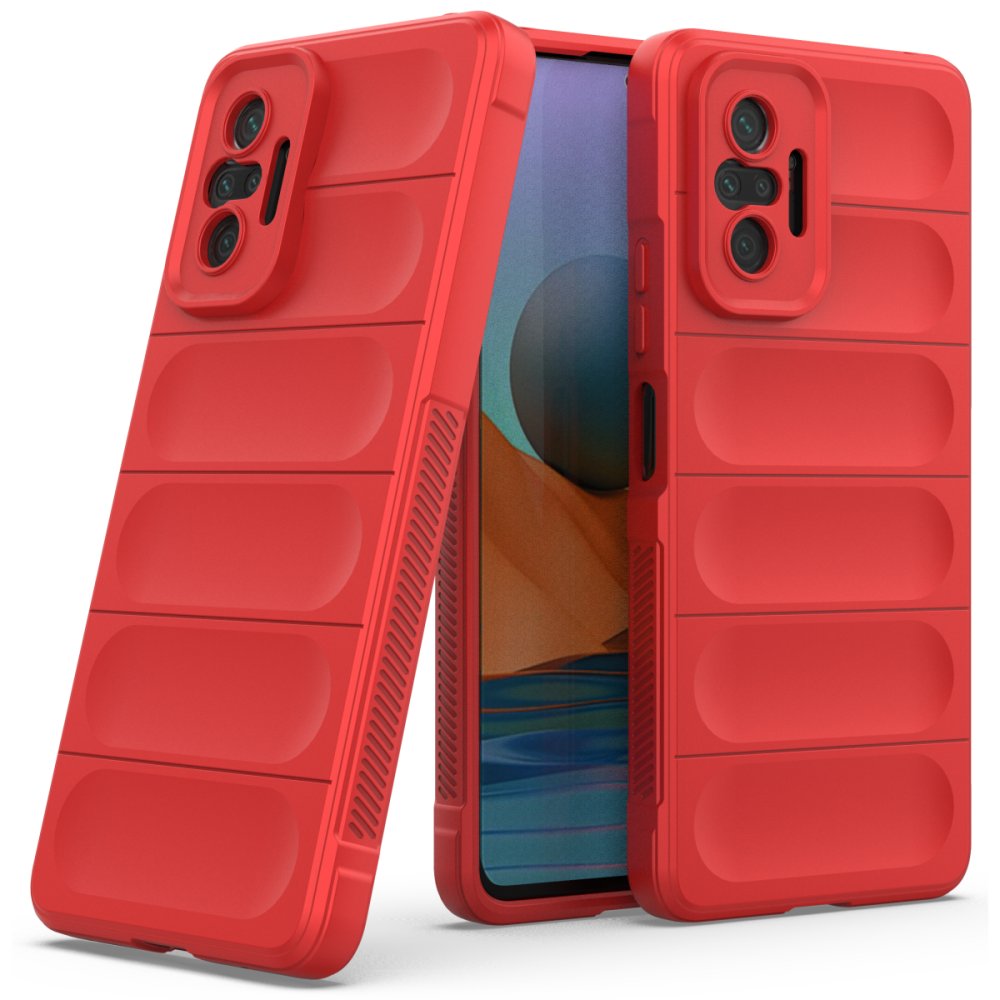 Redmi Note 10 Pro Kılıf Optimum Silikon - Kırmızı