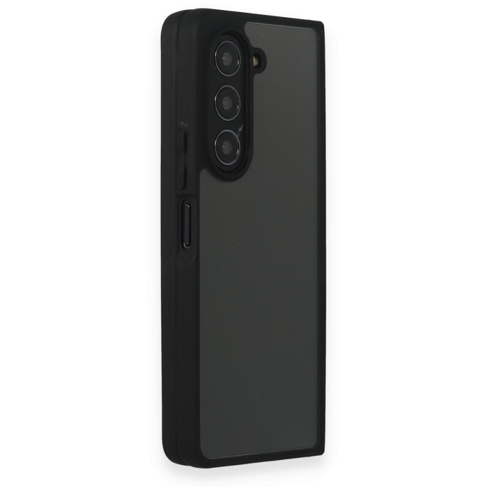  Samsung Galaxy Z Fold 5 Kılıf Blur Fold Kapak - Siyah