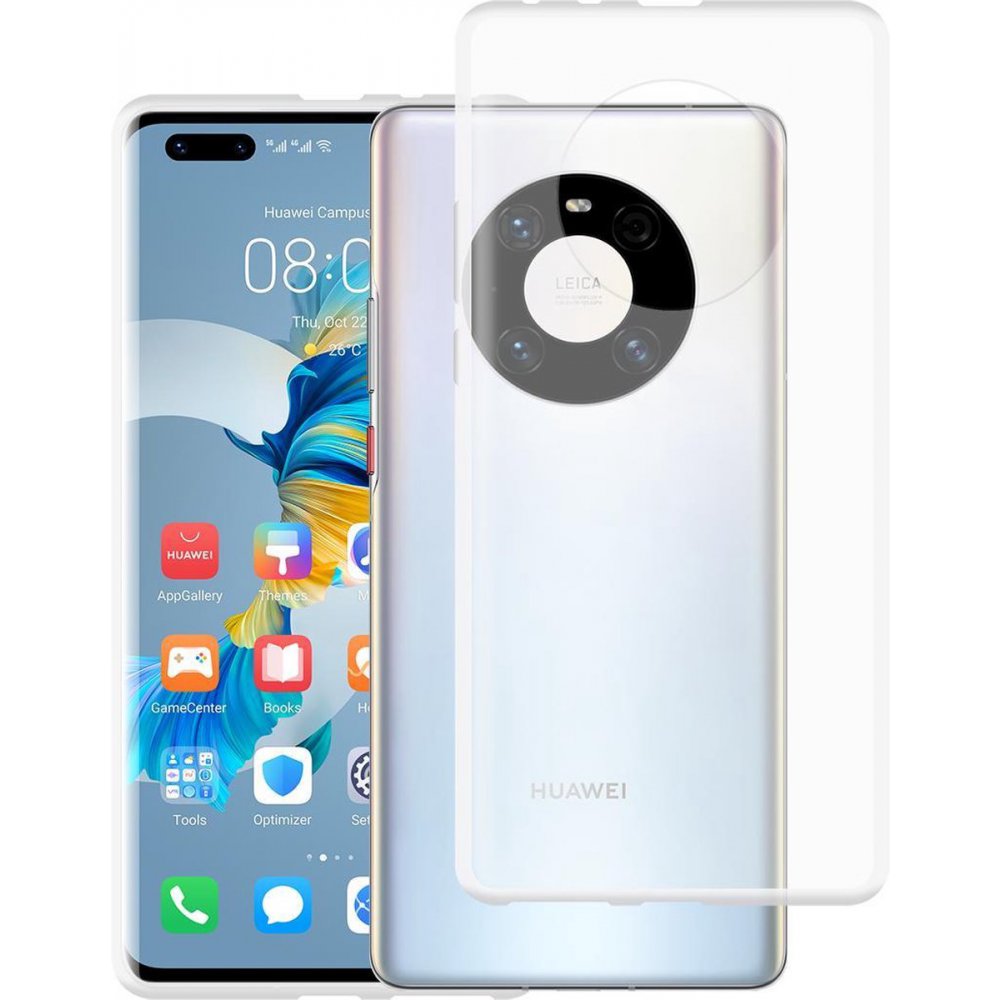 Huawei Mate 40 Pro Kılıf Lüx Şeffaf Silikon  Huawei Mate 40 Pro Kılıf Lüx Şeffaf Silikon