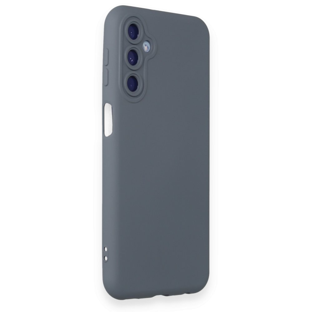  Samsung Galaxy M34 5G Kılıf Nano içi Kadife Silikon - Gri