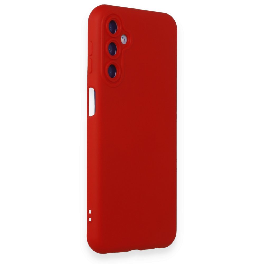  Samsung Galaxy M34 5G Kılıf Nano içi Kadife Silikon - Kırmızı