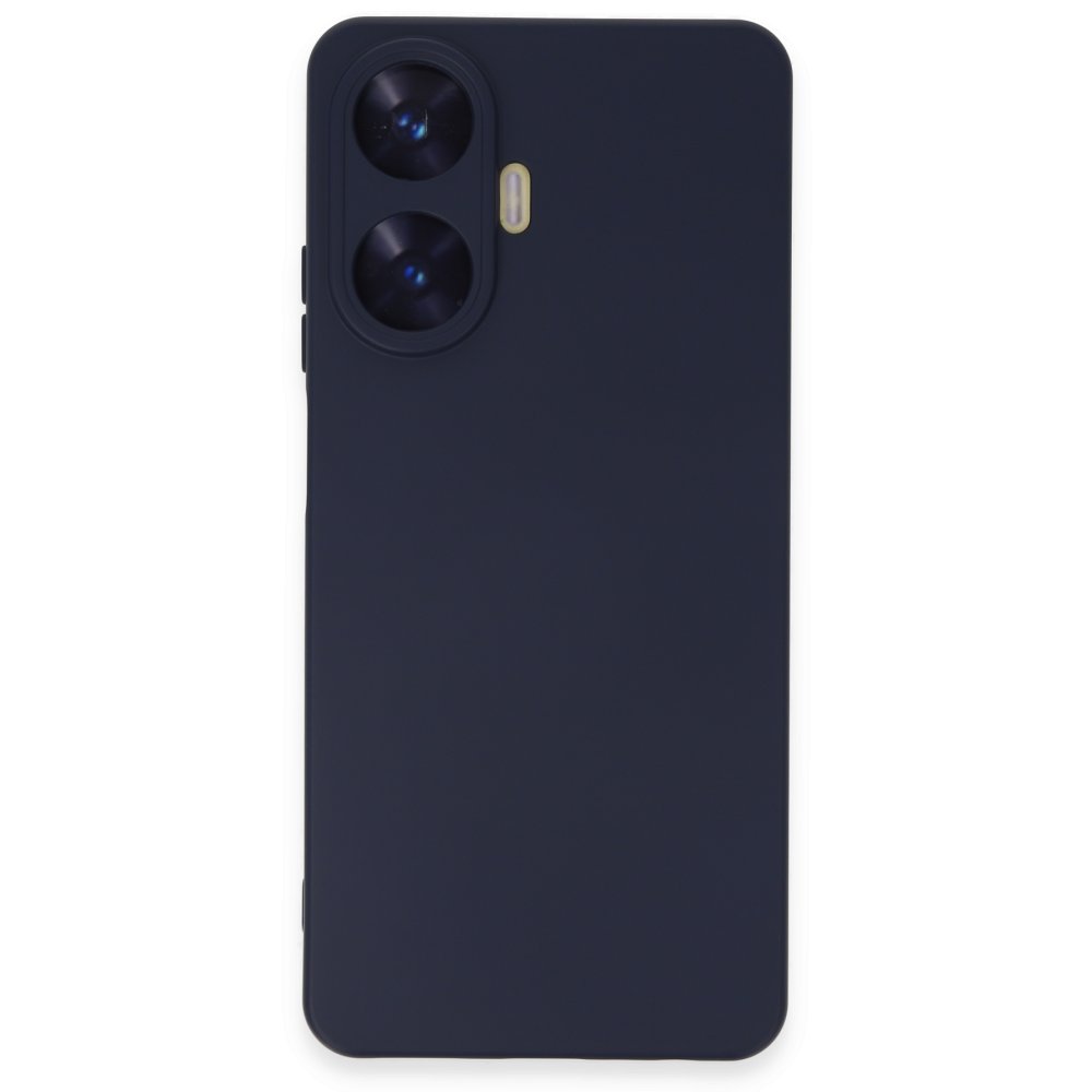 Realme C55 Kılıf Nano içi Kadife Silikon - Mor Realme C55 Kılıf Nano içi Kadife Silikon - Mor