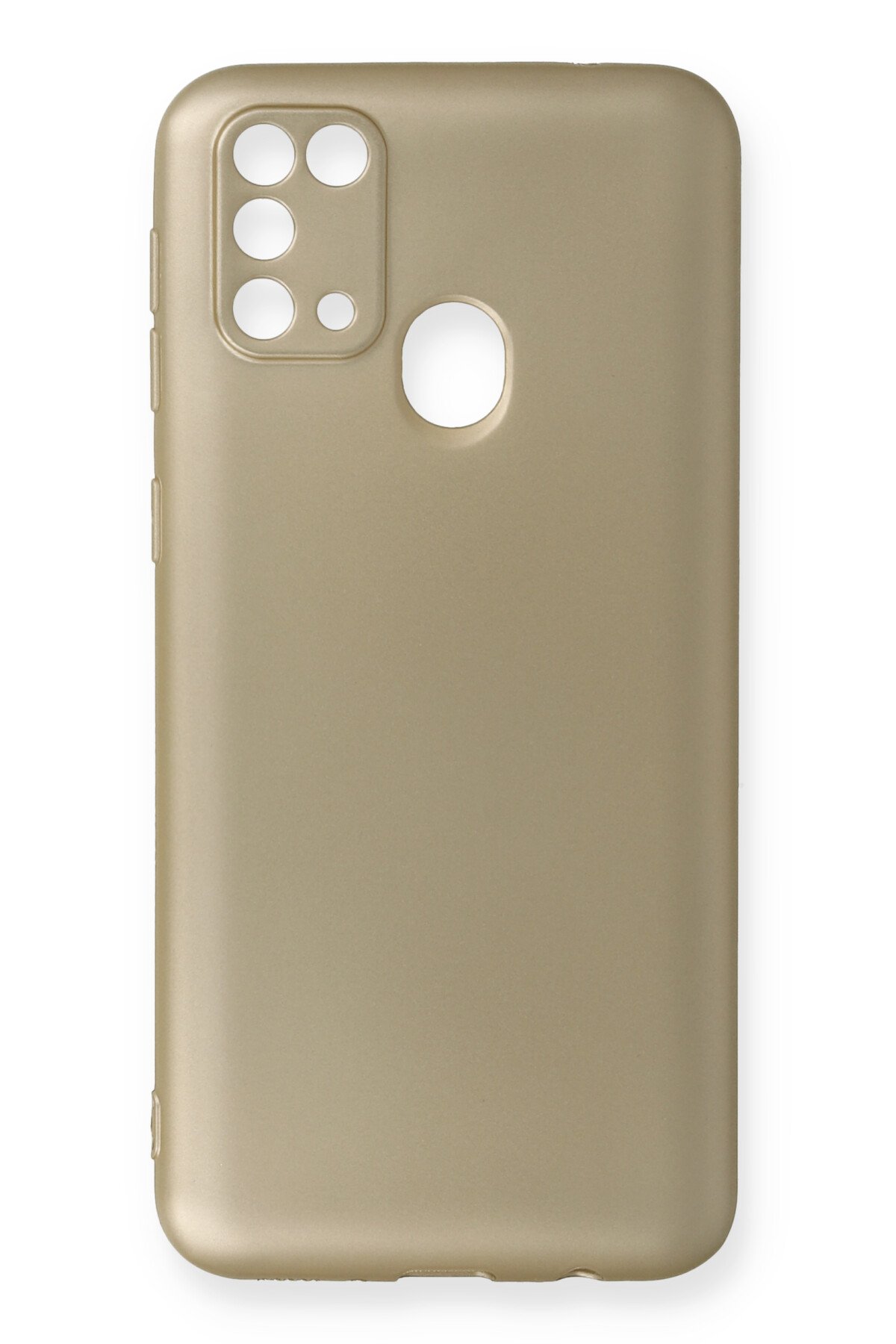  Samsung Galaxy M31 Kılıf First Silikon - Gold