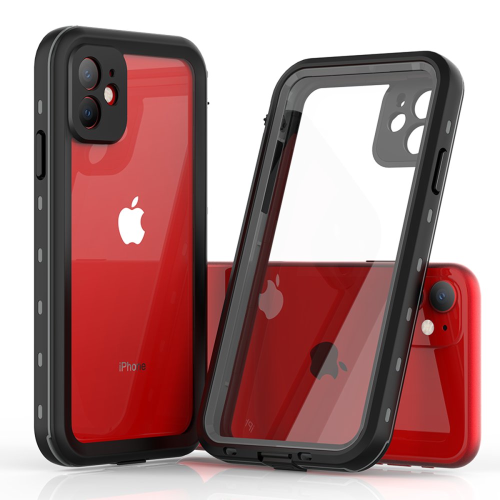  iPhone 11 Kılıf Red Pepper Su Geçirmez Kılıf - Siyah-Gri