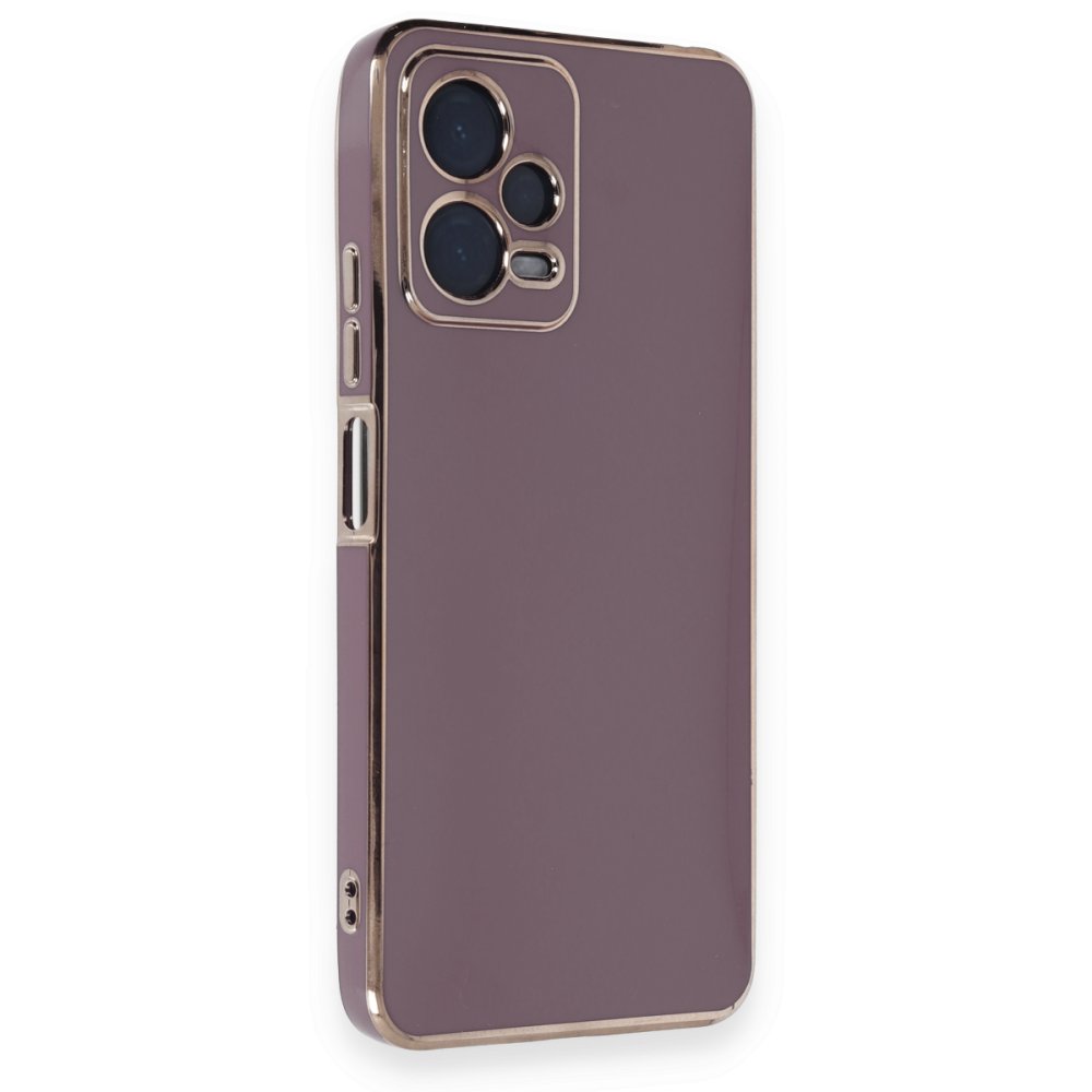 Xiaomi Poco X5 5G Kılıf Volet Silikon - Mor Xiaomi Poco X5 5G Kılıf Volet Silikon - Mor