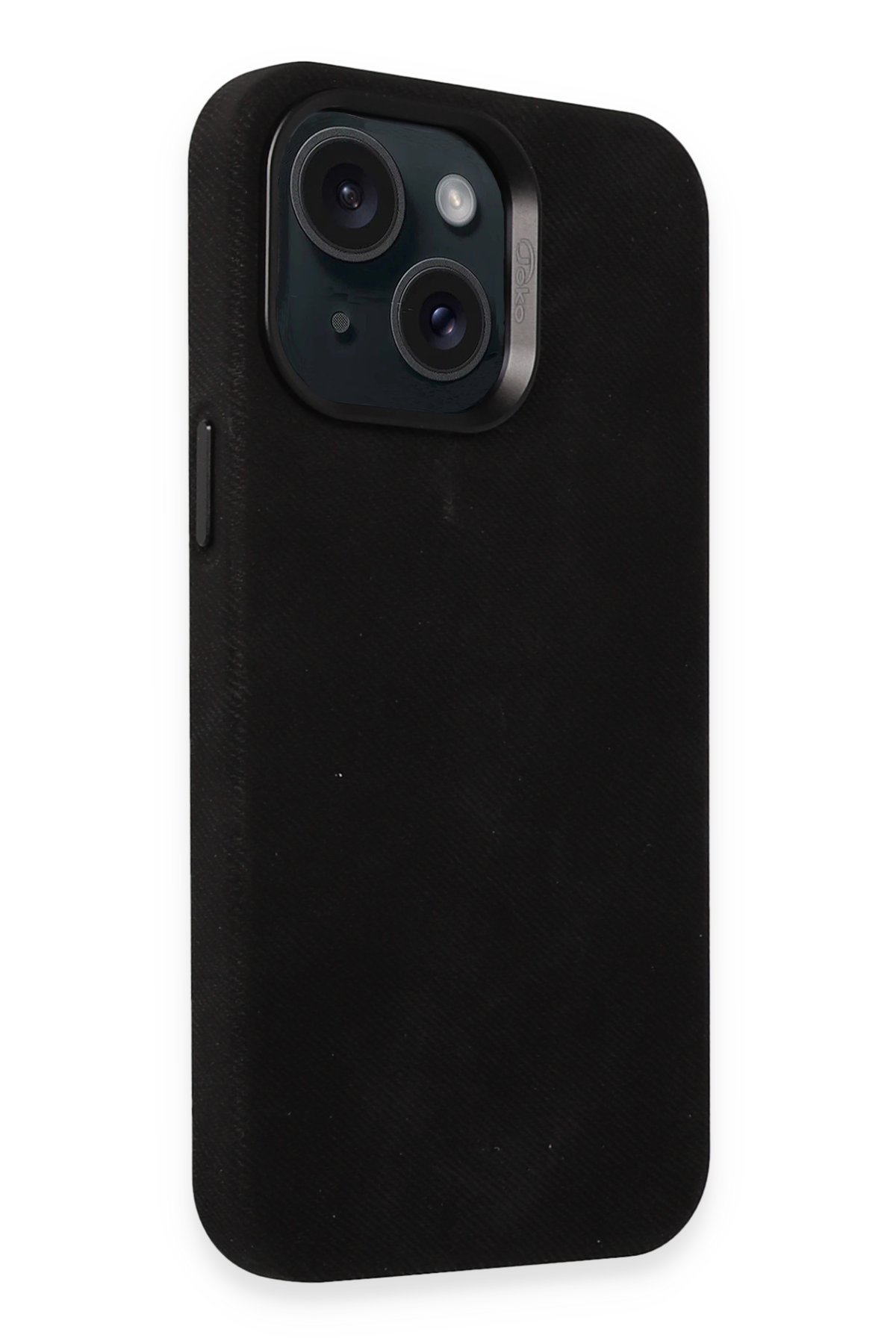 Joko iPhone 15 Kılıf Velvet Magsafe Kapak - Siyah