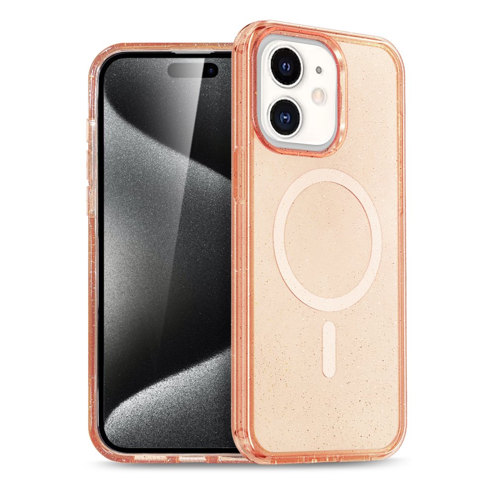 iPhone 11 Kılıf Glow Magsafe Kapak - Turuncu iPhone 11 Kılıf Glow Magsafe Kapak - Turuncu